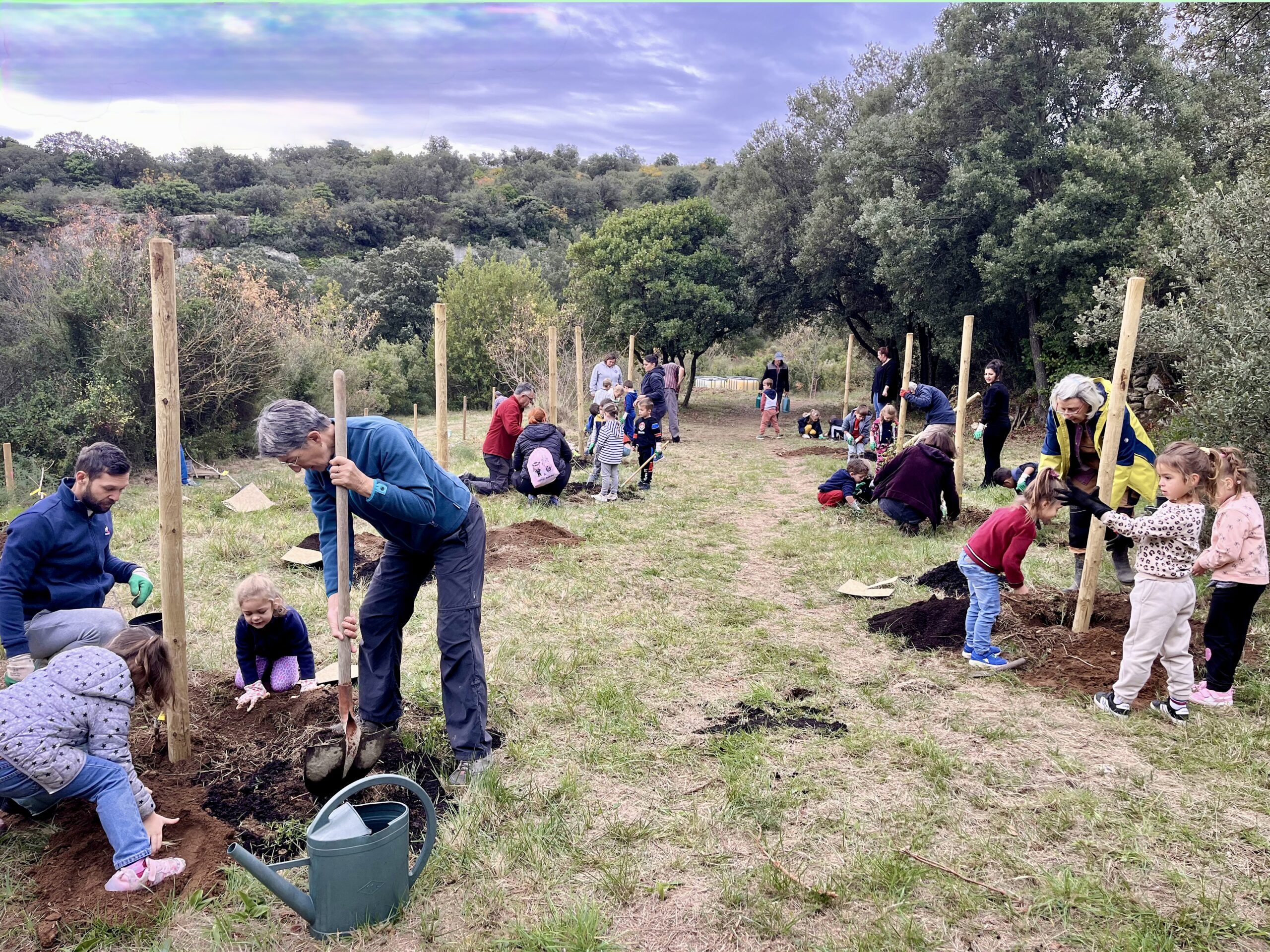 Vallon de Sernhac, Aqueduc romain, école Audiberte