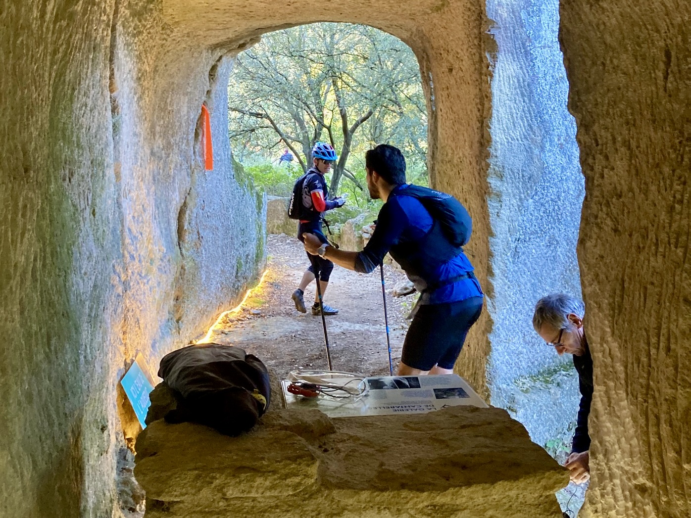 Course Veni Vici, Castagnade, Vallon de Sernhac, aqueduc romain